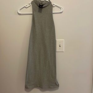 Sparkly Spandex dress with halter neck